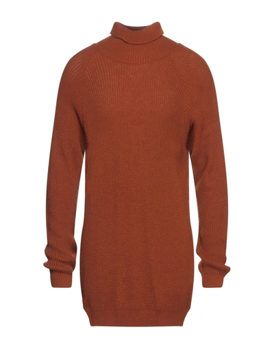 Shop Besilent Man Turtleneck Brown Size S Acrylic, Wool