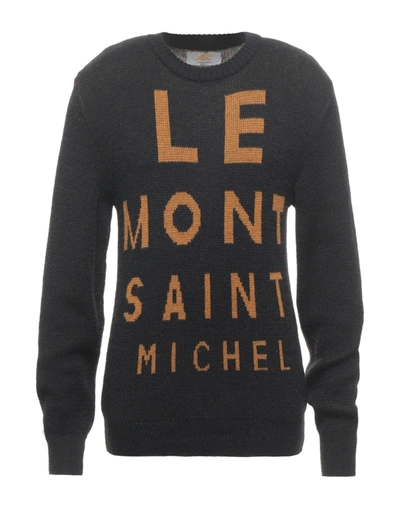 Shop Le Mont St Michel Sweaters In Dark Blue