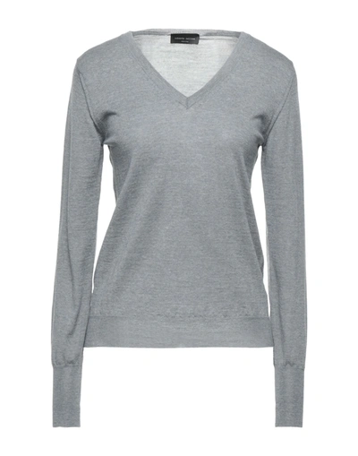 Roberto Collina Sweaters In Grey