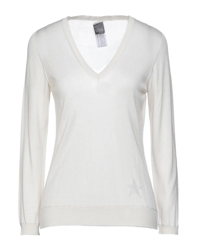 Shop Lorena Antoniazzi Woman Sweater Beige Size 10 Silk, Virgin Wool