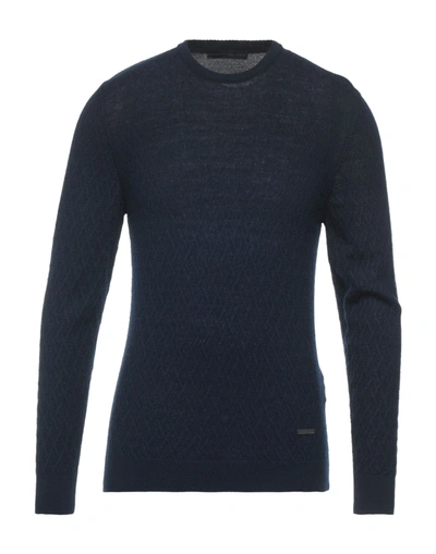 Shop Alessandro Dell'acqua Sweaters In Dark Blue