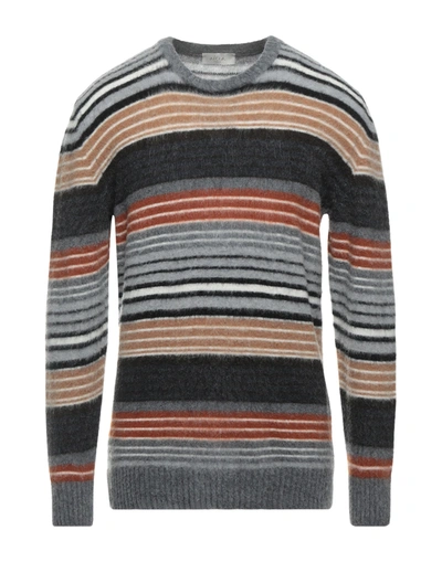 Shop Altea Man Sweater Grey Size L Virgin Wool, Polyamide