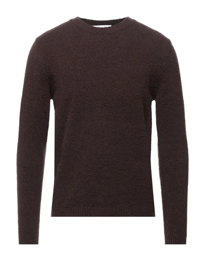 Shop Mauro Grifoni Sweaters In Cocoa