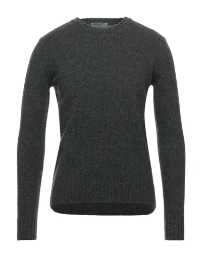 Shop Parramatta Man Sweater Lead Size Xl Wool In Grey