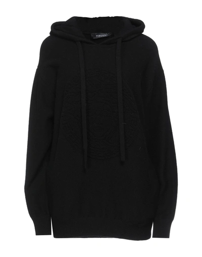 Shop Versace Woman Sweater Black Size 4 Wool, Cashmere