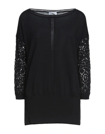 Shop Bruno Manetti Woman Sweater Black Size 4 Viscose, Polyamide