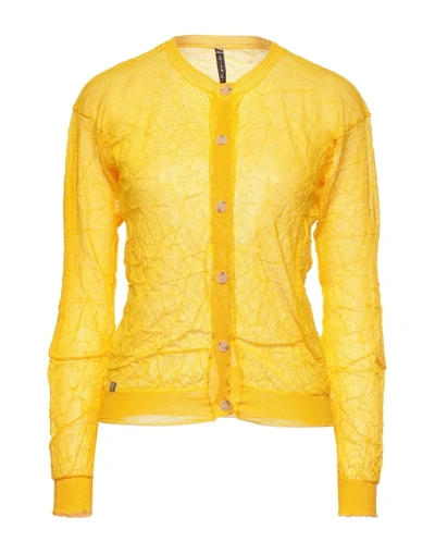 Shop Manila Grace Woman Cardigan Yellow Size L Polyester