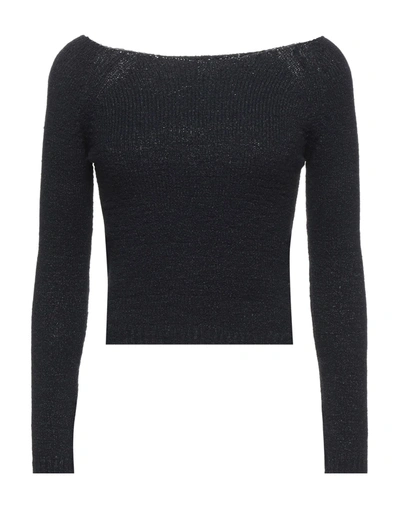 Shop Alpha Studio Woman Sweater Midnight Blue Size 8 Polyamide, Cotton, Viscose, Elastane