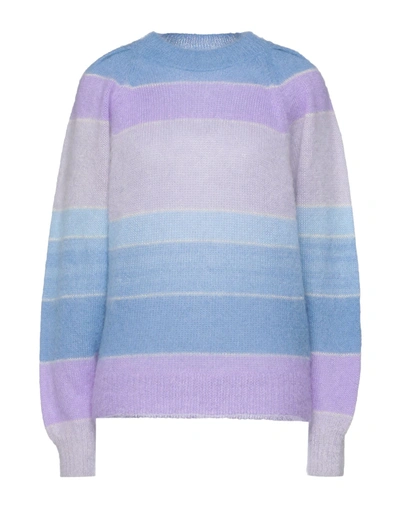 Shop Isabel Marant Étoile Marant Étoile Woman Sweater Pastel Blue Size 8 Mohair Wool, Polyamide, Wool