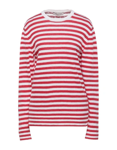 Shop Brian Dales Woman Sweater Red Size M Linen, Cotton