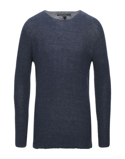 Shop Hannes Roether Sweaters In Blue