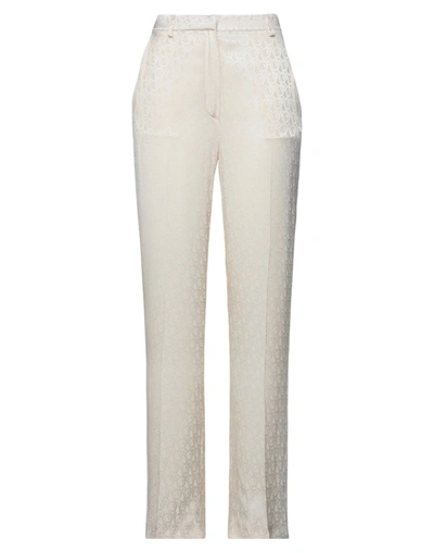 Shop Drome Woman Pants Ivory Size L Acetate, Silk In White