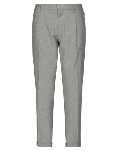 Shop Siviglia White Man Pants Grey Size 38 Cotton, Polyester, Virgin Wool