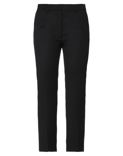 Lanvin Woman Pants Black Size 2 Polyester, Virgin Wool In Black