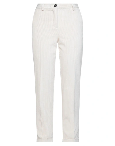 Shop T-jacket By Tonello Pants In Ivory