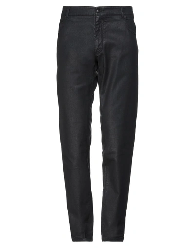 Shop Ermanno Scervino Man Pants Black Size 40 Cotton, Polyester, Elastane