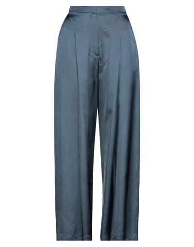 Shop Irie Irié Woman Pants Slate Blue Size Xs Viscose