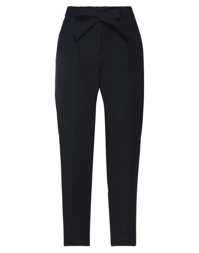 Shop Cappellini By Peserico Woman Pants Midnight Blue Size 4 Polyester, Viscose, Elastane