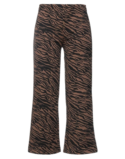 Shop Liu •jo Woman Pants Brown Size 8 Polyester, Polyamide, Elastane