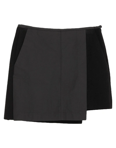 Shop Hache Mini Skirts In Black