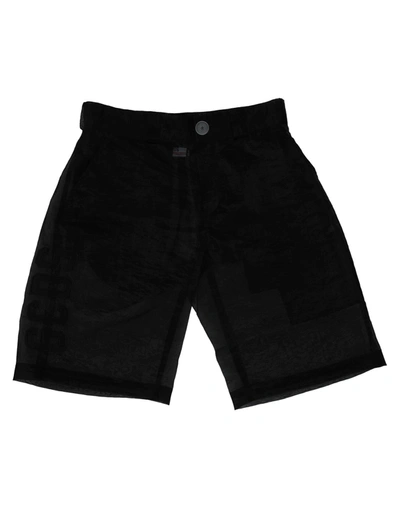 Shop Gcds Man Shorts & Bermuda Shorts Black Size L Polyamide, Polyester
