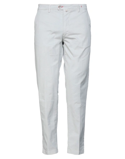 Shop Baronio Pants In Light Grey