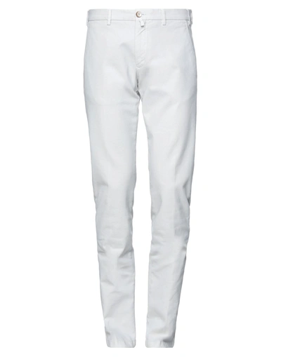 Shop Flowers London Pants In Light Grey