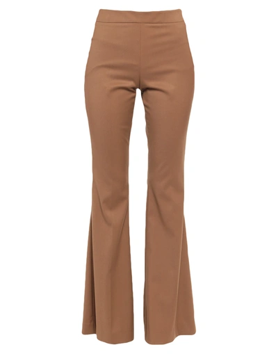 Shop Alessandro Dell'acqua Woman Pants Camel Size 8 Polyester, Viscose, Elastane In Beige