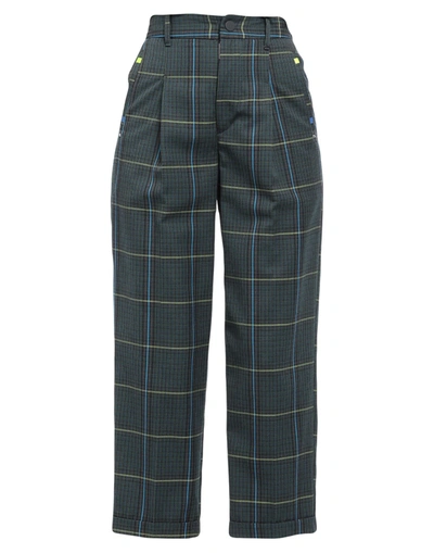 Shop High Woman Pants Green Size 10 Polyester, Rayon