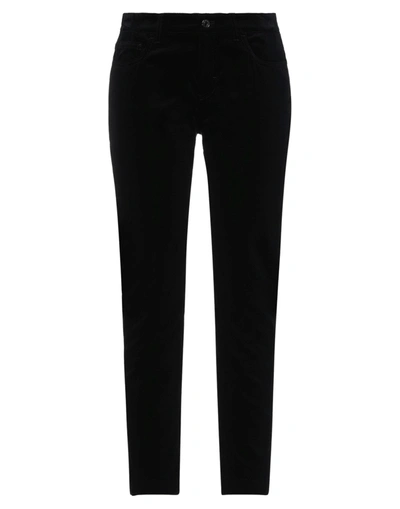 Shop Dolce & Gabbana Woman Pants Black Size 14 Cotton, Zamak, Calfskin