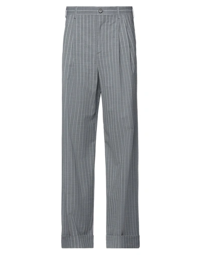 Shop Michael Kors Mens Man Pants Grey Size 32w-32l Wool, Elastane