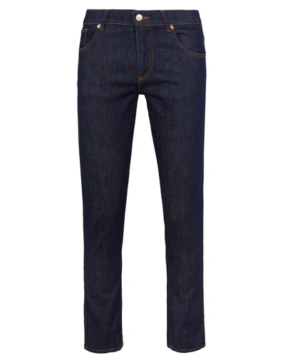 Shop 8 By Yoox Man Jeans Blue Size 30 Organic Cotton, Elastane
