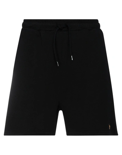 Shop Bel-air Athletics Man Shorts & Bermuda Shorts Black Size Xs Cotton