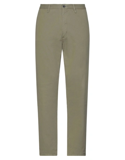 Shop Dr.denim Dr. Denim Man Pants Military Green Size 31w-30l Cotton