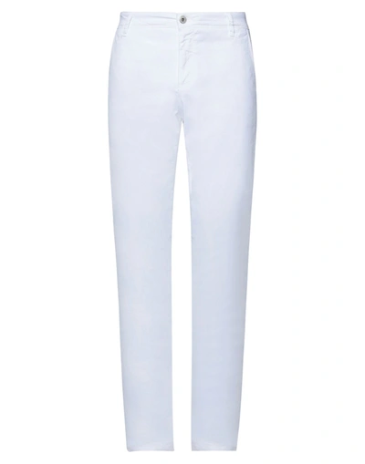 Shop Nero Giardini Pants In White