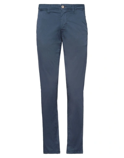 Shop Rar Man Pants Slate Blue Size 28 Cotton, Elastane