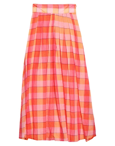 Shop Kostumnº1 Genyal! ! Long Skirts In Salmon Pink