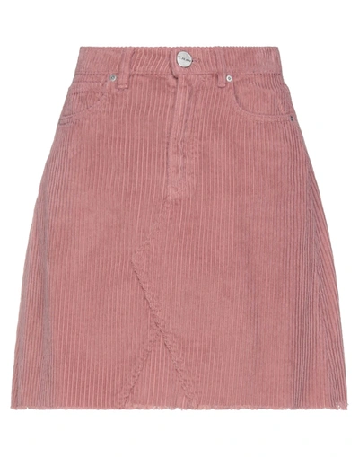 Shop P Jean P_jean Woman Mini Skirt Pastel Pink Size 26 Cotton