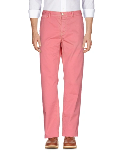 Shop Jeckerson Man Pants Pink Size 31 Cotton
