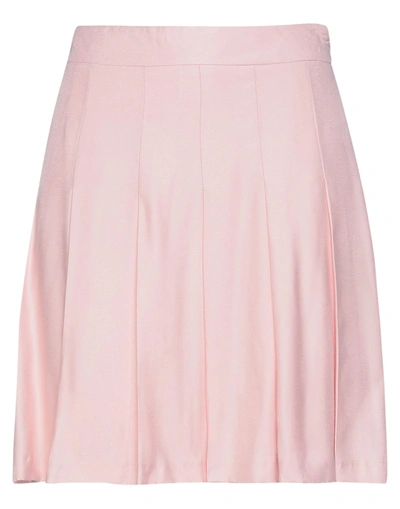 Shop Be Blumarine Woman Midi Skirt Light Pink Size 6 Viscose