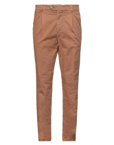 Shop Brunello Cucinelli Pants In Brown