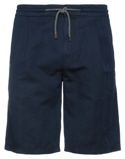 Shop Brunello Cucinelli Shorts & Bermuda Shorts In Blue