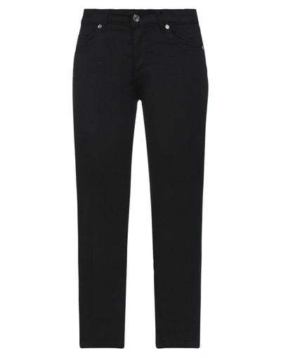 Shop Liu •jo Woman Cropped Pants Black Size 24 Cotton, Polyester, Elastane