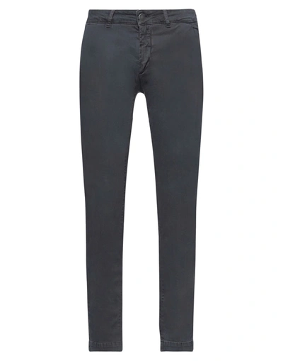 Shop Alessandro Dell'acqua Man Pants Grey Size 30 Cotton, Elastic Fibres