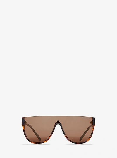 Shop Michael Kors Aspen Sunglasses In Brown