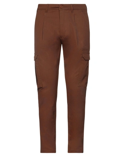 Shop Drykorn Man Pants Camel Size 33w-34l Cotton, Elastane In Beige