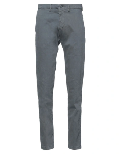 Shop Martin Zelo Man Pants Steel Grey Size 38 Cotton, Elastane