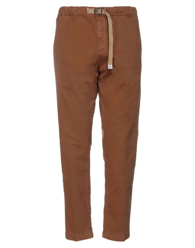 Shop White Sand 88 Pants In Camel