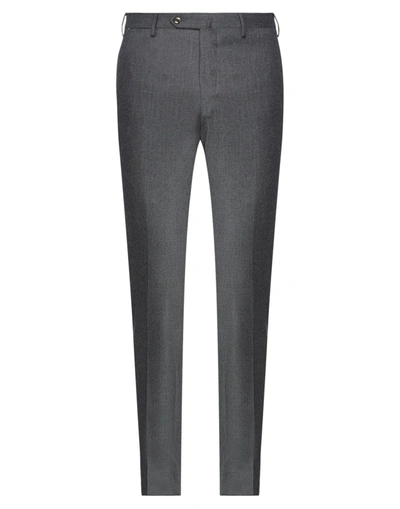 Shop Pt Torino Man Pants Grey Size 42 Virgin Wool, Cashmere, Elastane