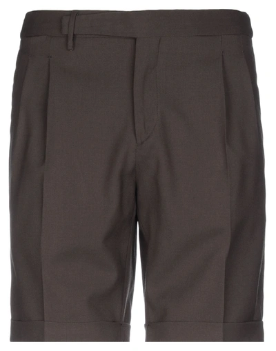 Shop Briglia 1949 Man Shorts & Bermuda Shorts Brown Size 32 Virgin Wool